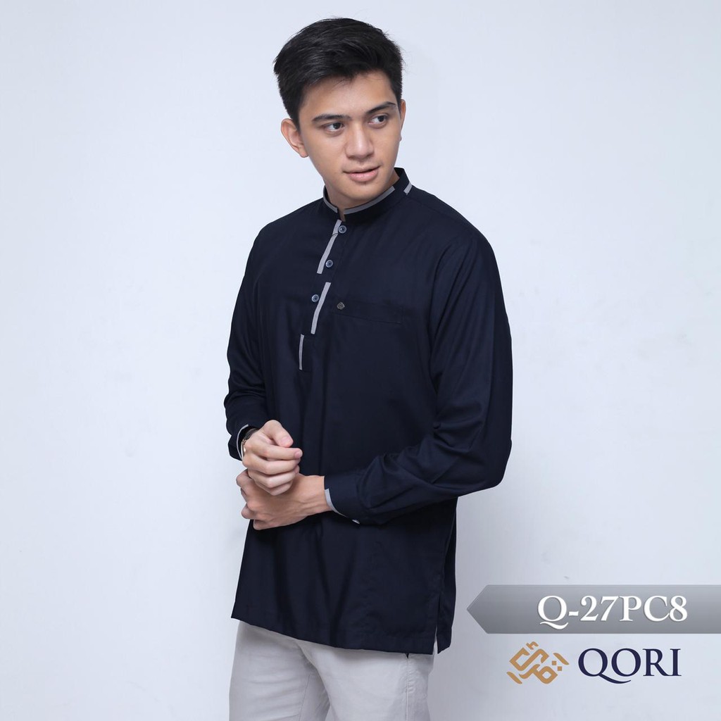  Baju  Koko Qori  Q27P C Lengan Panjang Shopee Indonesia