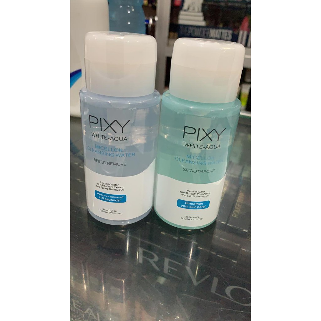 ❤️Glamouroseshop❤️ Pixy White Aqua Micelloil Cleansing Water 0% ALCOHOL 200ml