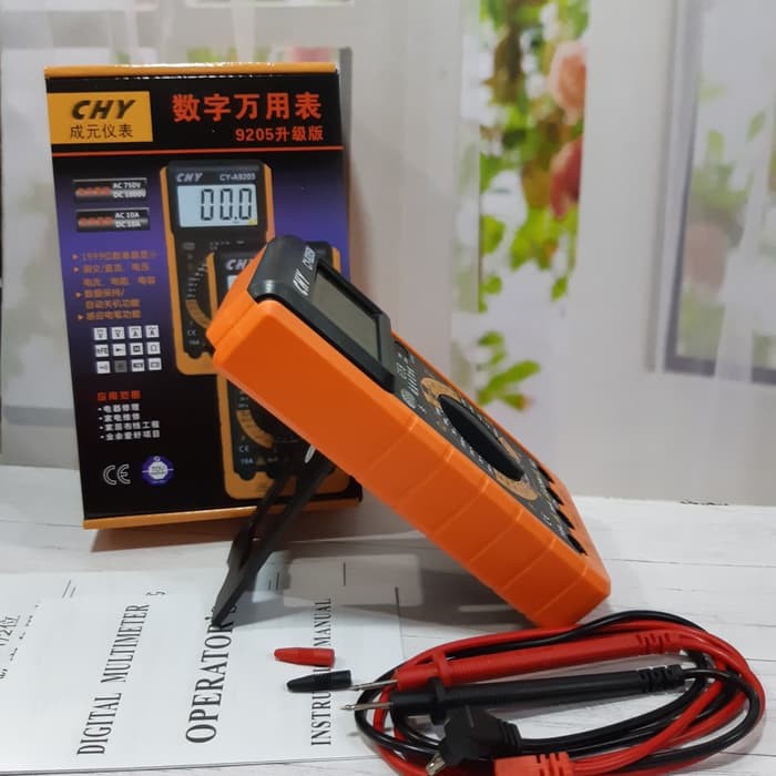 Digital Multimeter CHY 9205N Multitester AVO meter Ampere meter