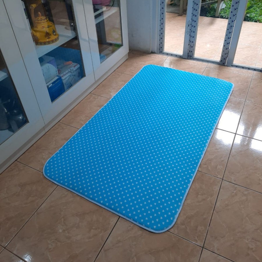 Karpet Busa FONIX Malaysia Bulu Super Lembut Anti Slip 100 x 150 Minimalis F111, Rasfur Korea-1