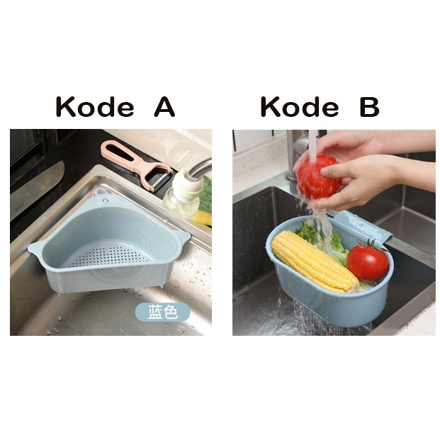 Rak Sudut Wastafel Cuci Piring Saringan Westafel