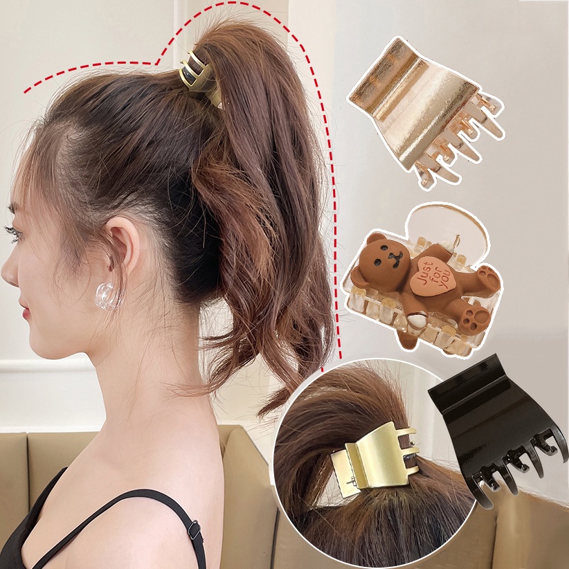 Jepit Rambut Mini Motif Kartun Untuk Wanita