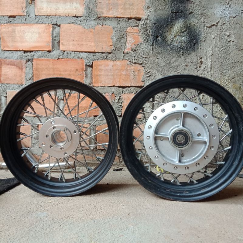 velg set ring 10 custom honda monkey,dax,mini siap pakai