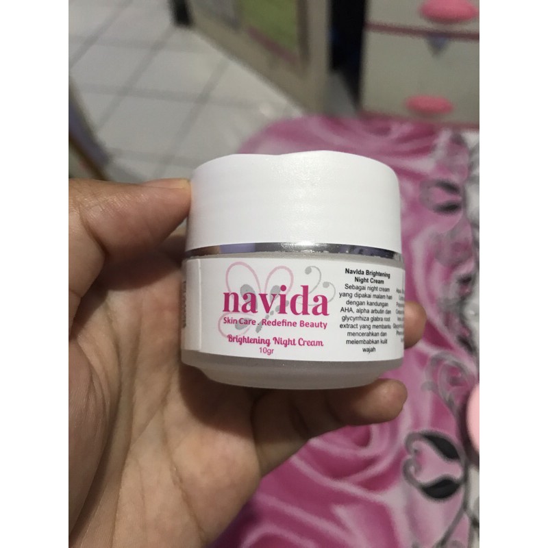 preloved NAVIDA SKINCARE brightening night cream