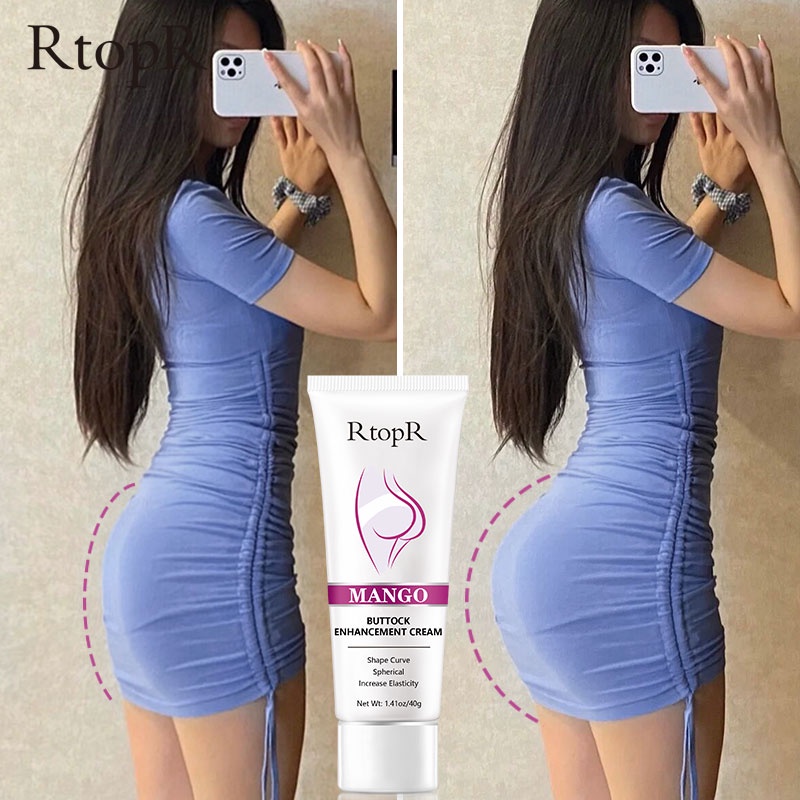 RtopR Sexy Buttock Enhancement Cream Body Skin Care Hip Firming Cream Whitening Moisturizing Anti-Aging Buttock Treatment Mango