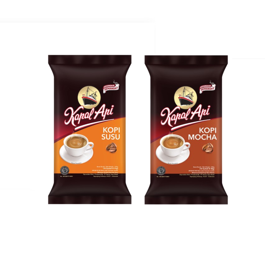 

Kopi Kapal Api 3 in 1 Mocha / Susu