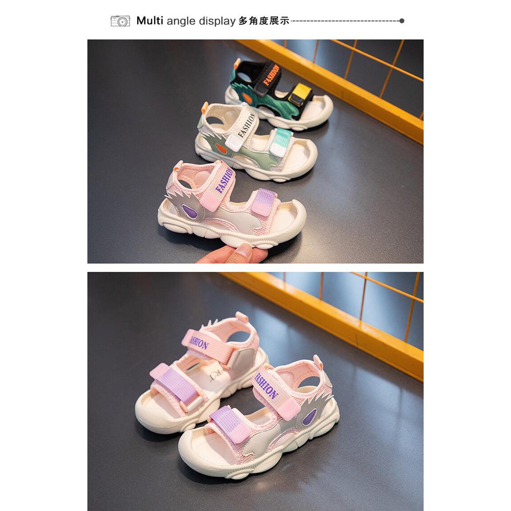 (LOLI-JKT) SD-525 SANDAL ANAK IMPORT MODEL KARET SINTETIS VELCRO