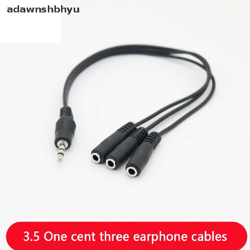 Adawnshbhyu Aux Multi Headphone Earphone Audio Splitter Adapter 3.5mm Jack HUB Spliter Kabel