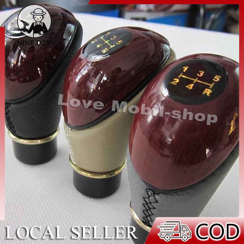 Kayu Type R Tuas Gigi Perseneling Transmisi Mobil Manual/Knob Tuas Perseneling Manual Untuk Mobil Universal/Shift Knob Universal Knop Gear Knob Kayu Type R Tuas Gigi Perseneling Transmisi Mobil Manual