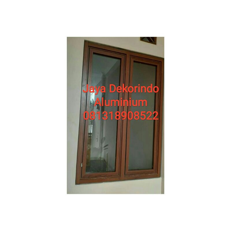 jendela aluminium serat kayu