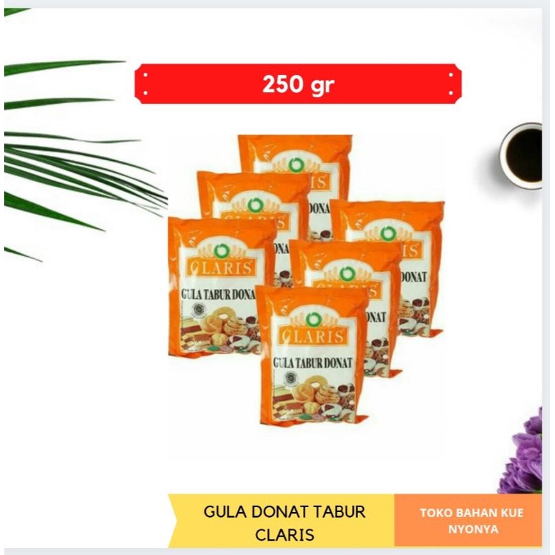 

Claris Gula Tabur Donat Dingin Kemasan 250gr