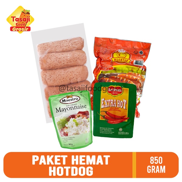 

Paket Hemat Hotdog - Dilengkapi dengan Saus Dan Mayonaise