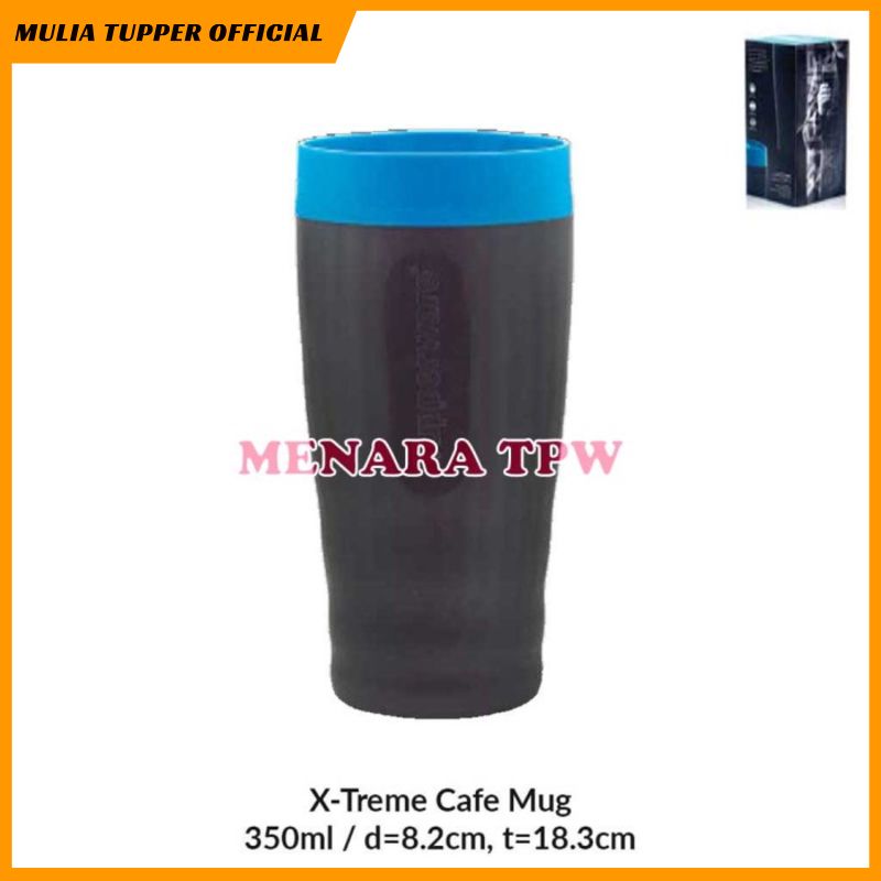 Baru Tupperware X-treme Cafe Mug Botol Minum Gelas Kopi
