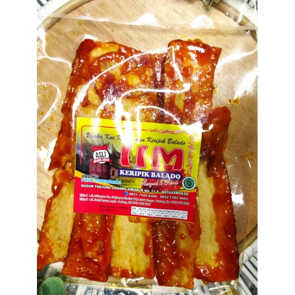 

Keripik Sanjai Balado Panjang 250 gr
