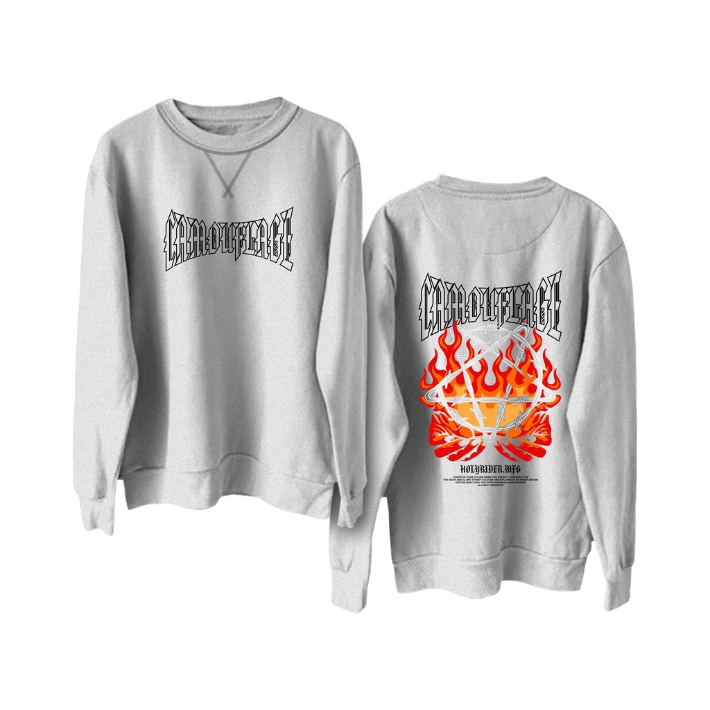 Holyrider Sweter Basic MFG || Crewneck sweatshirt sablon DTF II SIZE M - XXL ( Pria &amp; Wanita )