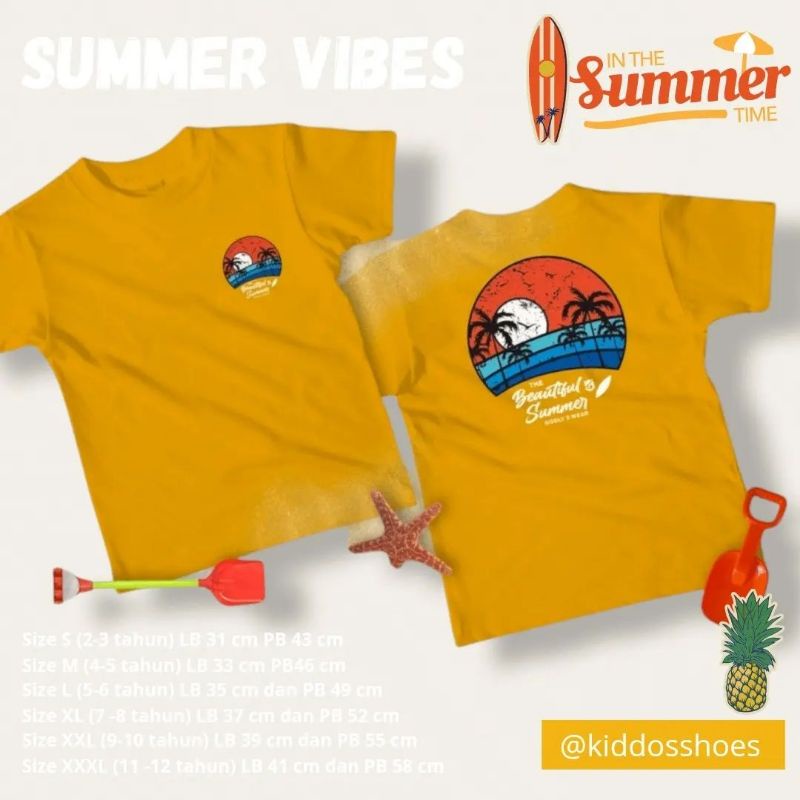 KAOS ANAK SURFING BEACH &amp; TRAVELLING