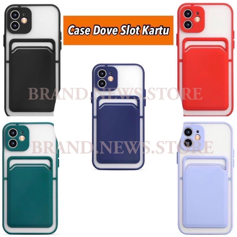 MACARON SLOT CARD PROTECTOR IPHONE 6/ 6+/ 6 PLUS/ 7/ 8/ 7+/ 8+/ X/ XS/ XR/ XS MAX/ HARD CASE FUZE/ SOFT CANDY AKRILIK/ACRYLIC/ dompet kartu 001