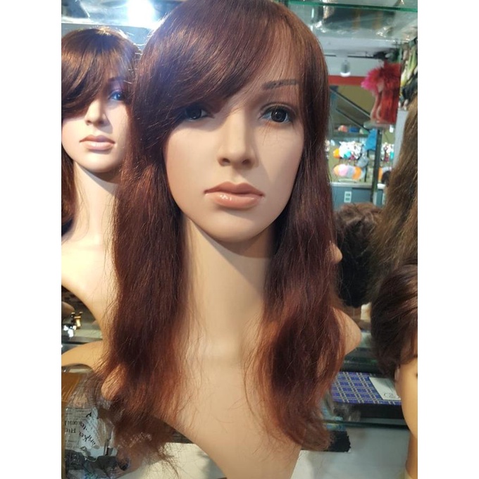 [COD] Wig Rambut Asli / Human Hair Rambut Ikal +- 60-70 cm Rambut Manusia [COD]