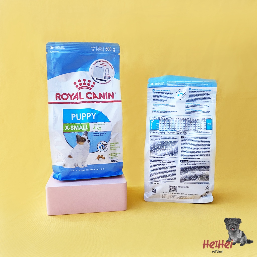 Royal Canin Puppy X-Small Dryfood 500 gr Makanan Anak Anjing Mini Breed - Xsmall Puppy Dryfood