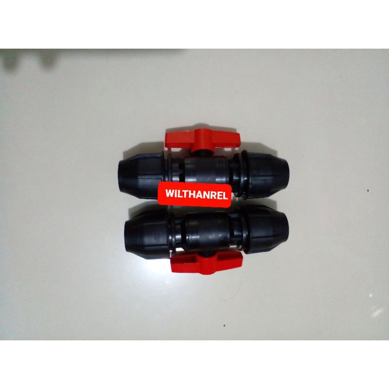 ball valve hdpe 3/4" sambungan pipa hdpe