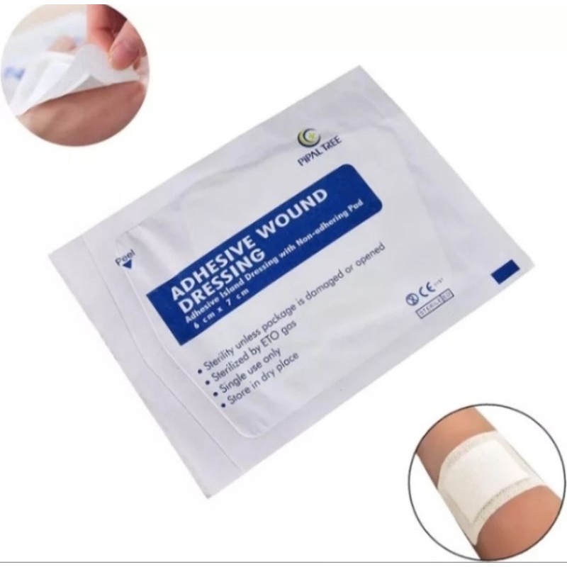 plester luka 6cm x 7cm adhesive wound dressing