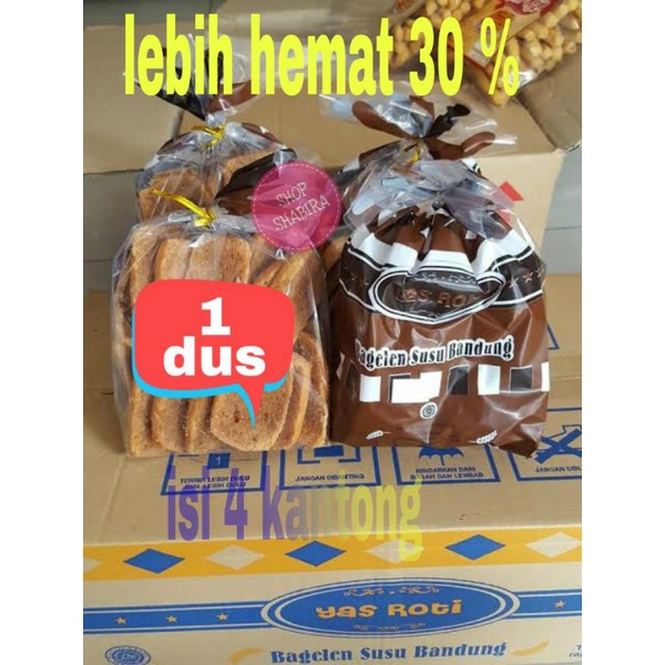 

roti kering bagelen 1 dus murah isi 4 rasa coklat Yas roti