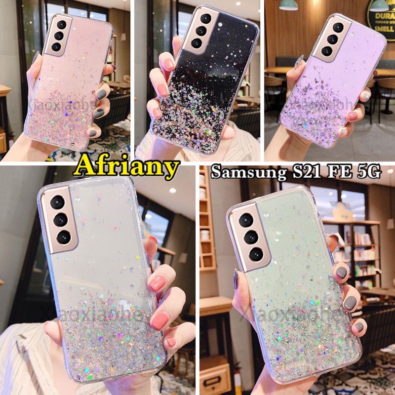 Samsung S22 Plus 5G S22 Ultra 5G S20 FE S21 S21 Plus S21 Ultra S21 FE 5G S23 Plus S23 Ultra SoftCase Tpu Bahan Premium Glitter