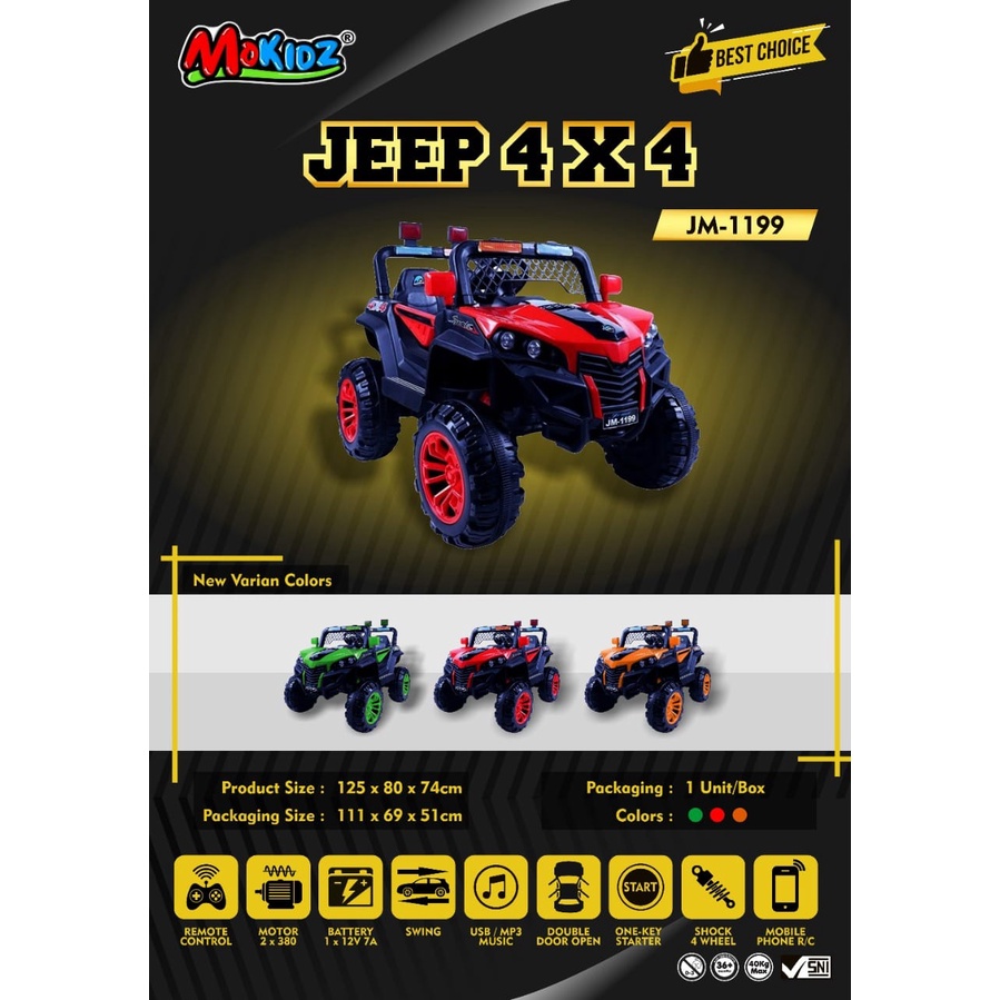 MOBIL AKI ANAK YOTTA JEEP FB 1199