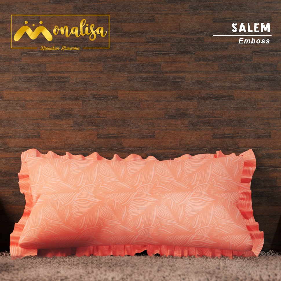 Monalisa Sarung Bantal Cinta Jacquard Emboss