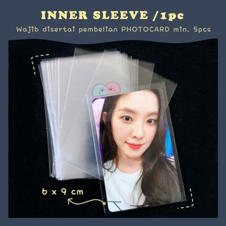 Jual (1pc) INNER SLEEVE PHOTOCARD 6x9 cm (WAJIB BELI PHOTOCARD MIN
