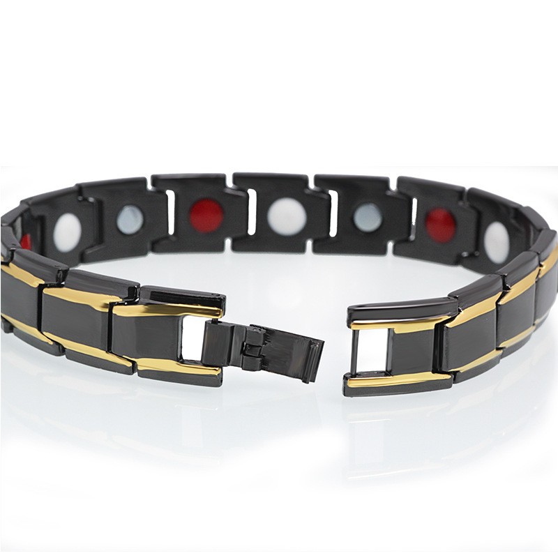 GELANG KESEHATAN TITANIUM BEST SELLER ORIGINAL 100% TITANIUM MAGNET 316L - ANTI KARAT SELAMANYA - Gelang terapi luxuri-5