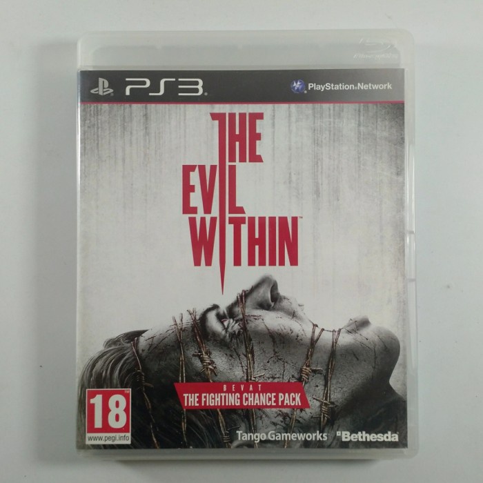BD PS3 Kaset Game The Evil Within