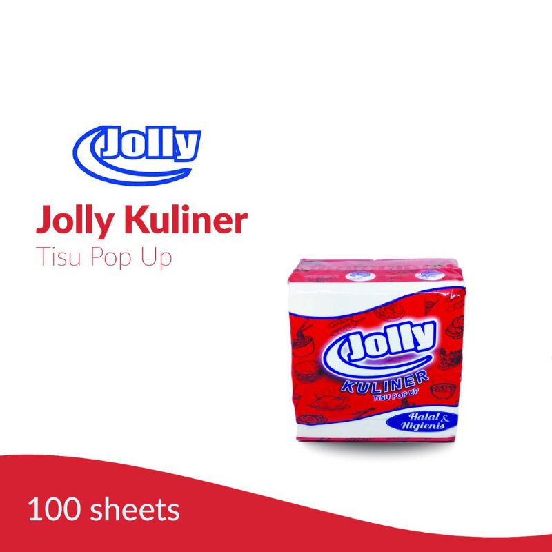 TISSUE JOLLY PULPIES KULINER TISU POP UP