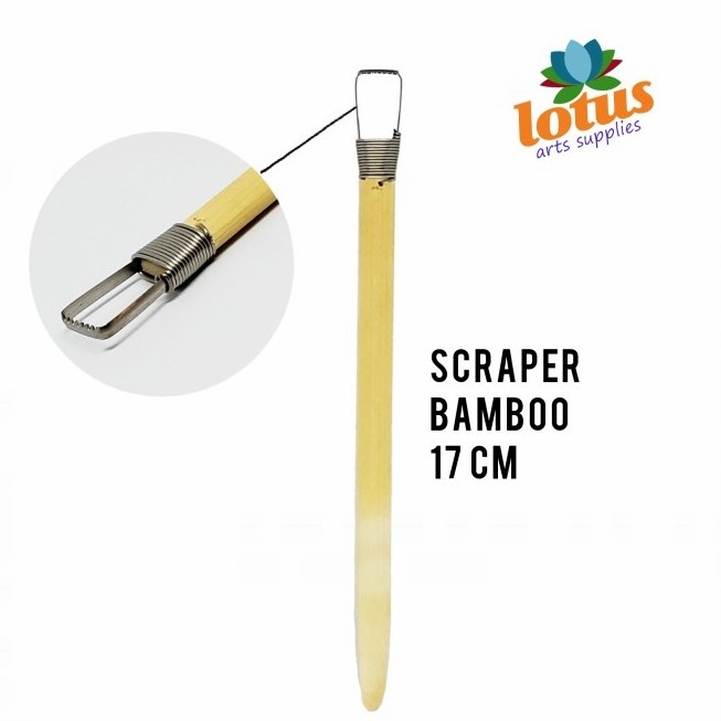 

Star Scrapper Portable Bamboo - Clay Sculpting Pottery Tool - Alat Kikis Trendi
