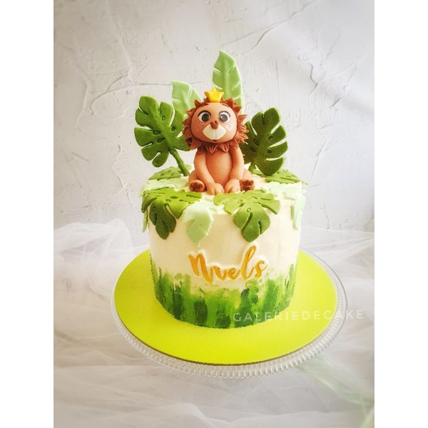

kue ulang tahun binatang/lion cake/kue ulang tahun zoo