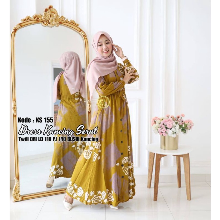 gamis elzhaf KS 155 twill ori semarang