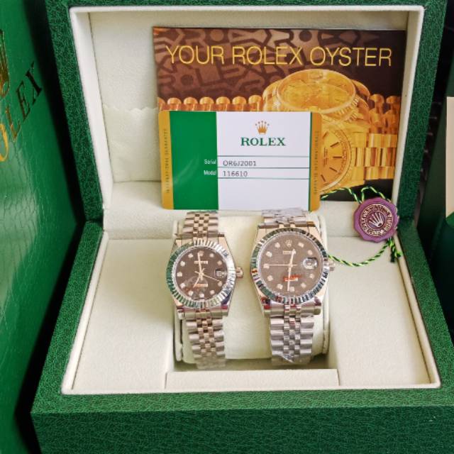 JAM TANGAN COUPLE ROLEX DATEJUST  AUTOMATIC KWS