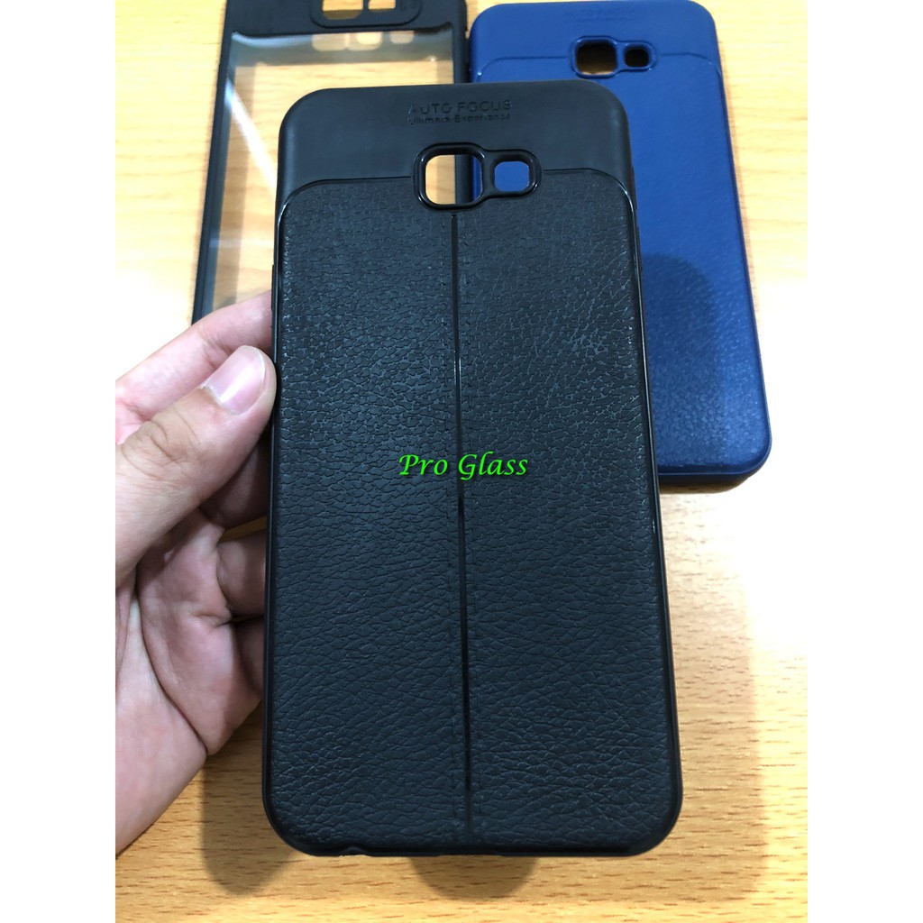 C102 Samsung J4+ J4 PLUS / J6+ J6 PLUS Auto Focus Case Premium TPU leather Silicon