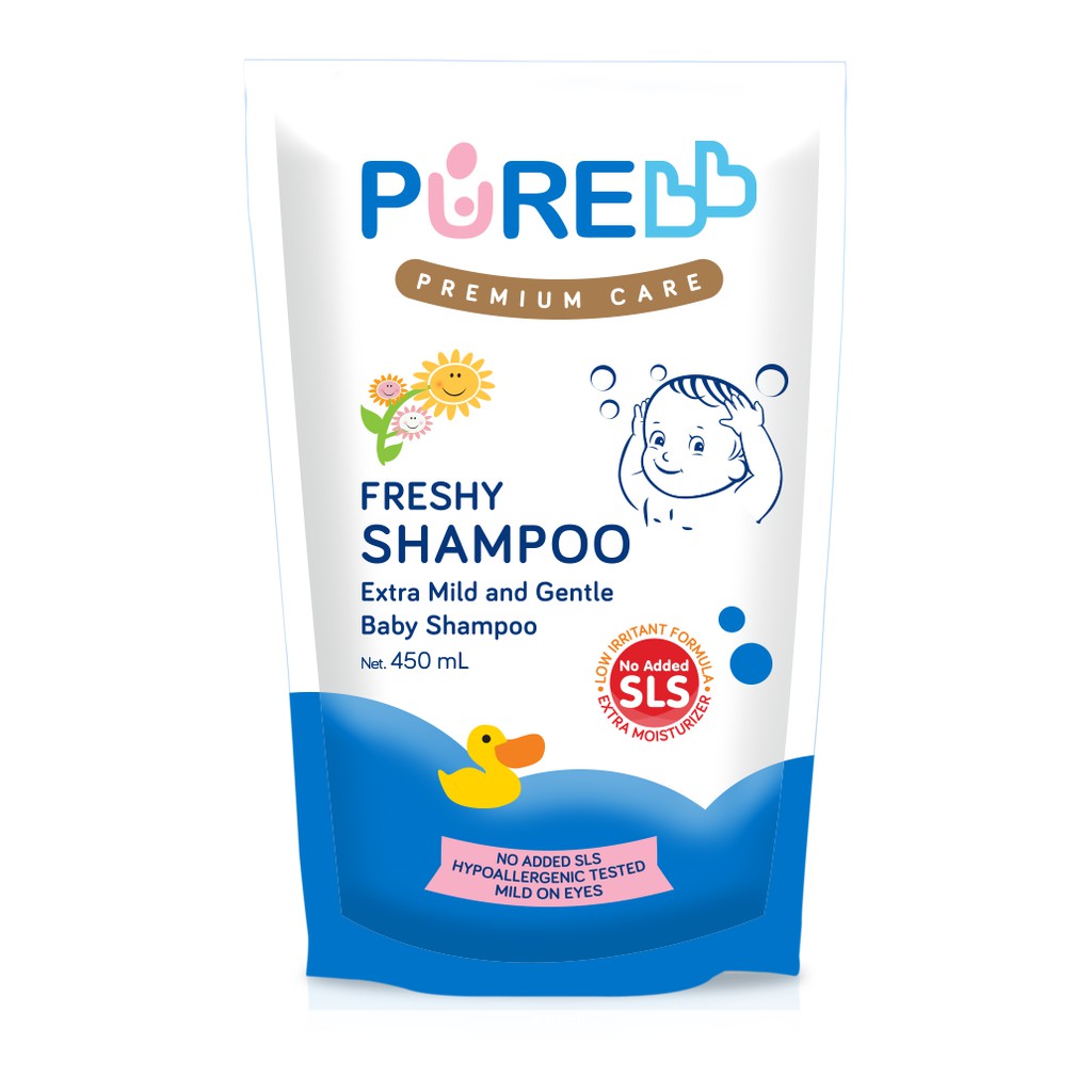 Pure Baby Shampoo Bayi Freshy Refill 450ML