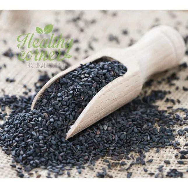 

Black Sesame Seed Wijen Hitam Light Roasted 500 gr TERPERCAYA
