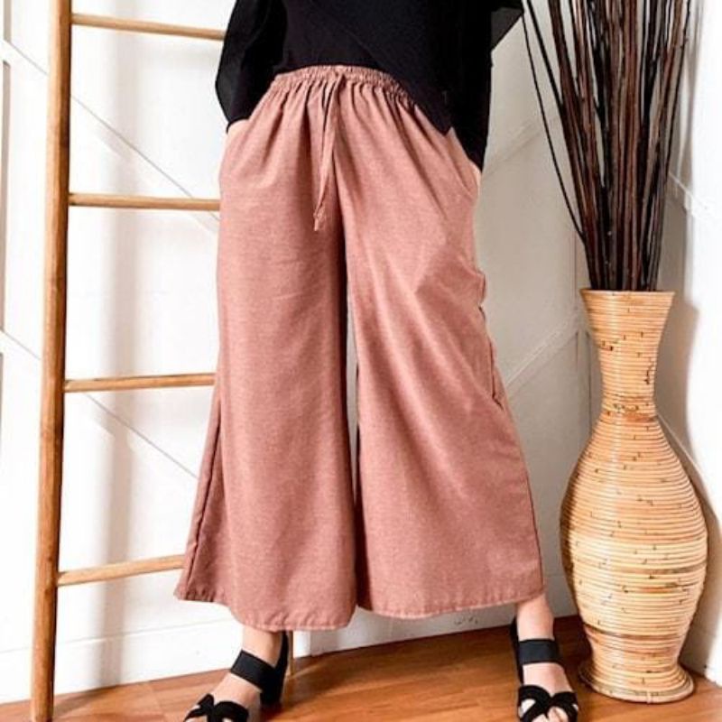 Kulot wanita ootd korean style