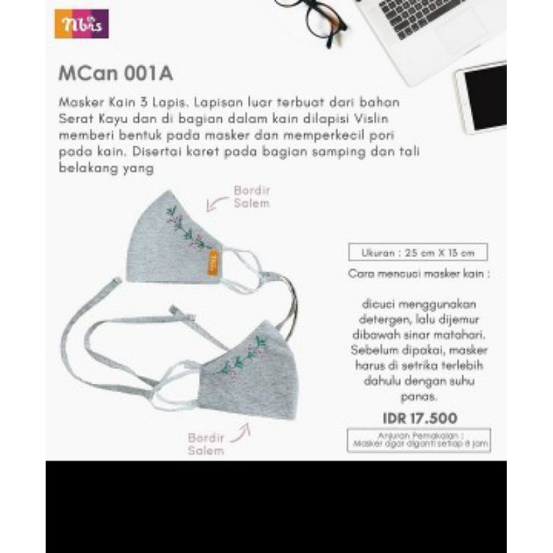 Masker Nibras MCan 001A