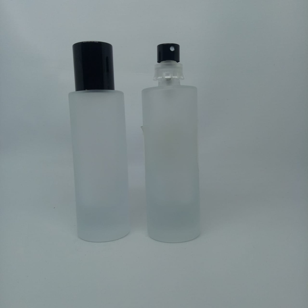 Botol Parfum Casa Doft easy pump hitam dan cap cartonan @100pc