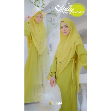 PRODUK TERBARU GAMIS SYARI SERI MELLY BY INAYA (READY STOCK)