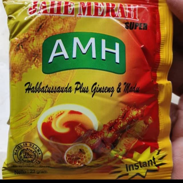 

Jahe merah super AMH sachetan