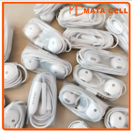 Jual EARPHONE HANDSFREE OPPO & VIVO KUALITAS BAGUS (COPOTAN NON PACK