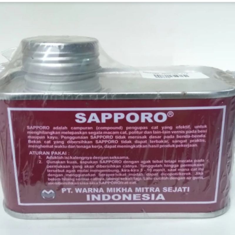 PAIN REMOVER SAPPORO 250CC / PENGUPAS CAT