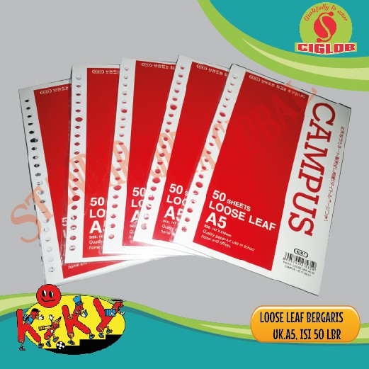 

Loose Leaf isi file A5 Kiky