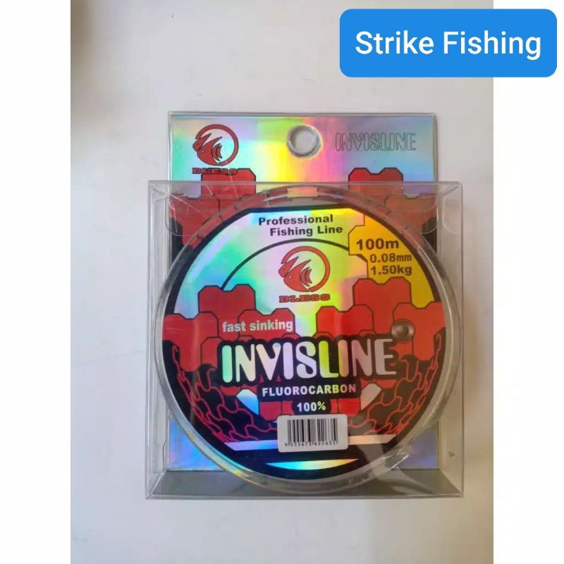 Senar Pancing invisline Fast sinking Fluorocarbon 100%