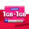 SP kartu perdana Smartfren unlimited Bulanan bulan 1GB + 1GB